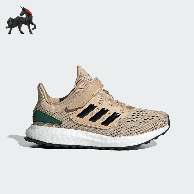 Adidas/阿迪达斯正品大童透气魔术贴跑步耐磨运动鞋IF5553