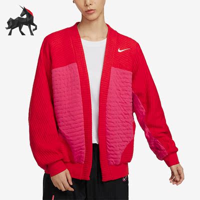 耐克新款针织双面穿保暖开衫外套