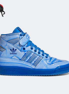 Adidas/阿迪达斯正品秋季三叶草高帮男子舒适休闲鞋 G54995