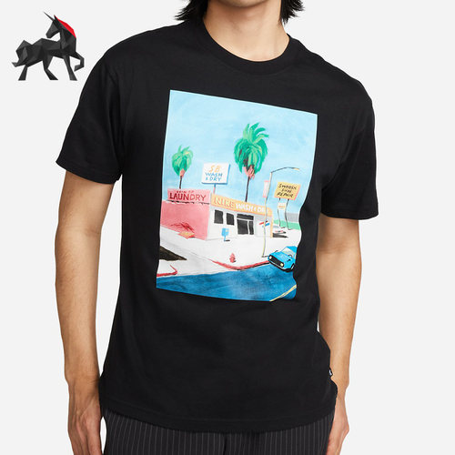 Nike/耐克正品男子涂鸦短袖