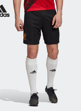 Adidas/阿迪达斯正品男子足球比利时主场短裤EJ8554