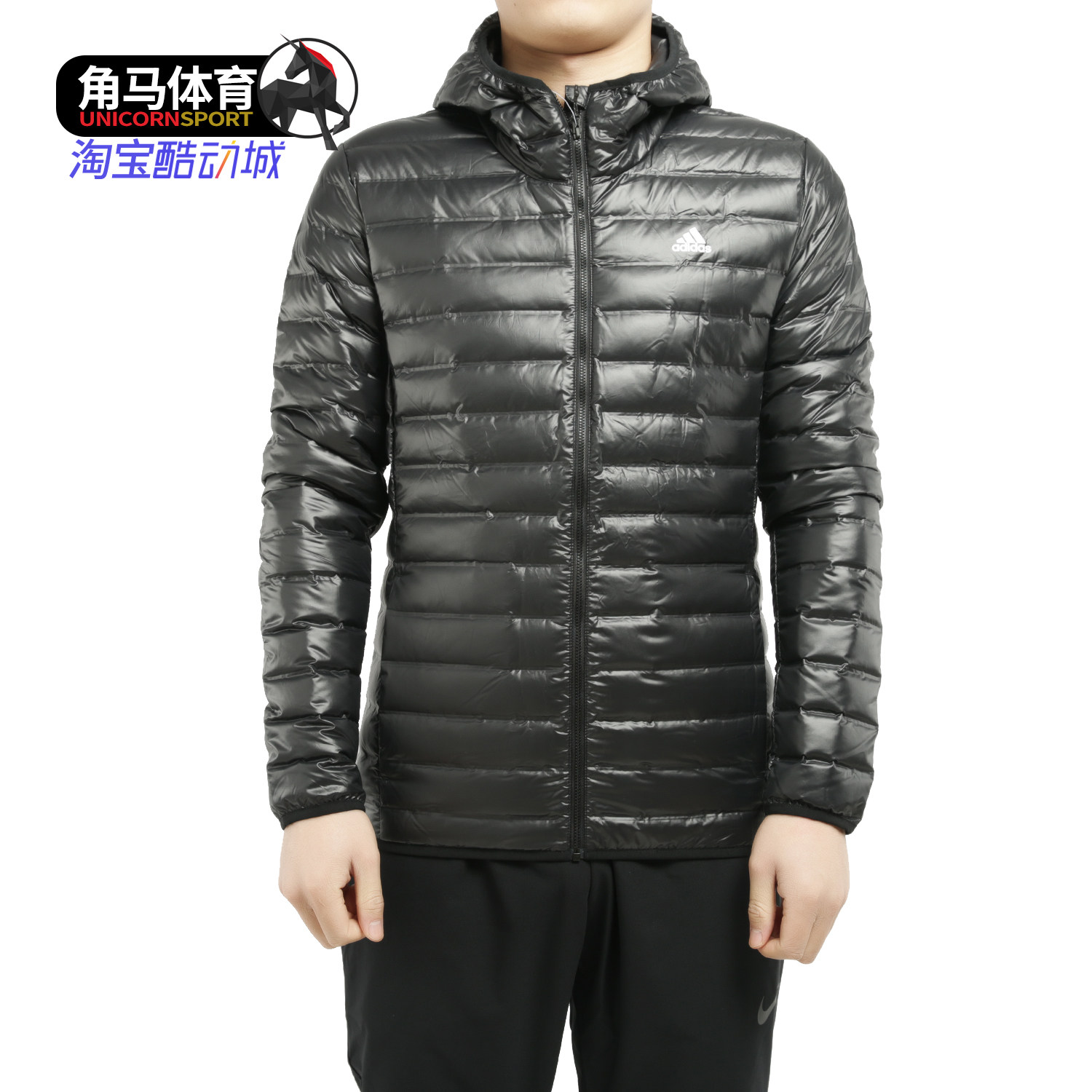 Adidas/阿迪达斯正品 Varilite Ho男子休闲运动连帽羽绒服BQ7782,运动服/休闲服装,运动羽绒服,淘宝优惠券,粉丝福利购,淘宝优惠卷