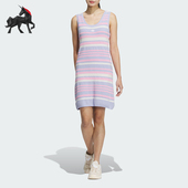 连衣裙JI7047 三叶草女士针织修身 Adidas 阿迪达斯正品