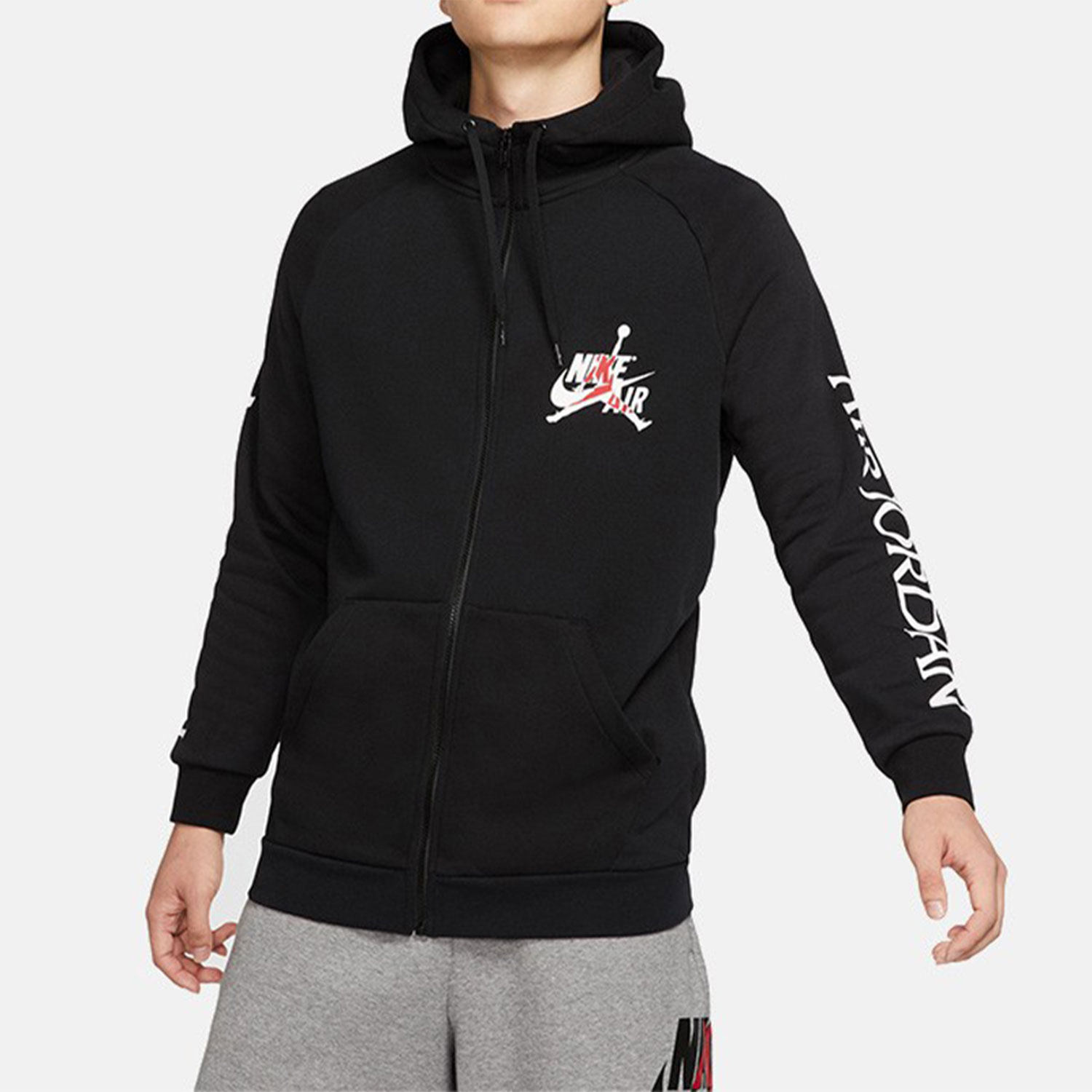 Nike/耐克正品JORDAN男子运动休闲拉链连帽衫夹克外套 DH9507-010
