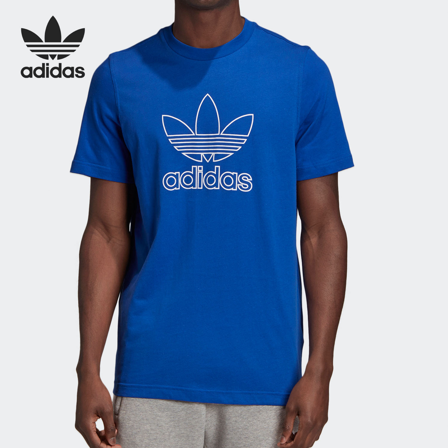 阿迪达斯三叶草男子短袖t恤