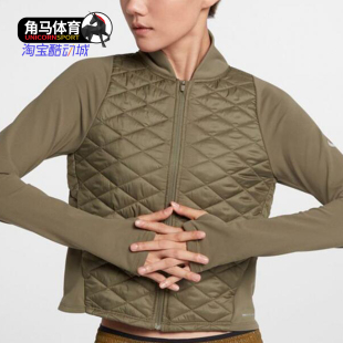 耐克正品 时尚 冬季 CJ5560 Nike 女子跑步夹克短款 保暖薄棉服930556