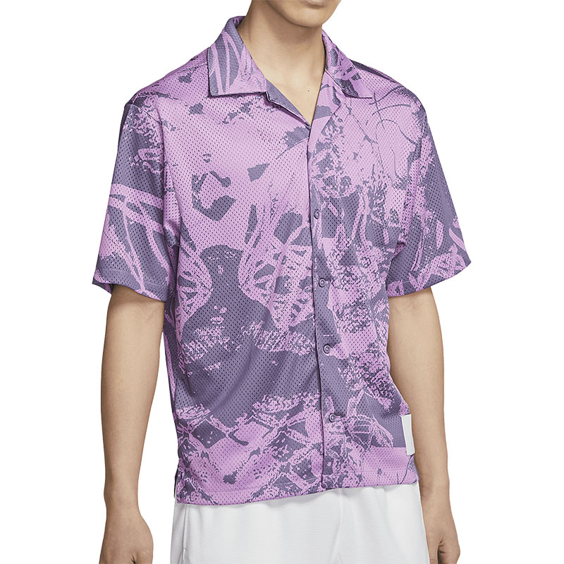 耐克正品男子印花短袖T恤系扣