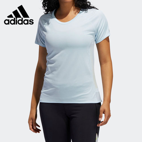 Adidas/阿迪达斯正品夏季女子运动休闲短袖圆领T恤FL5971
