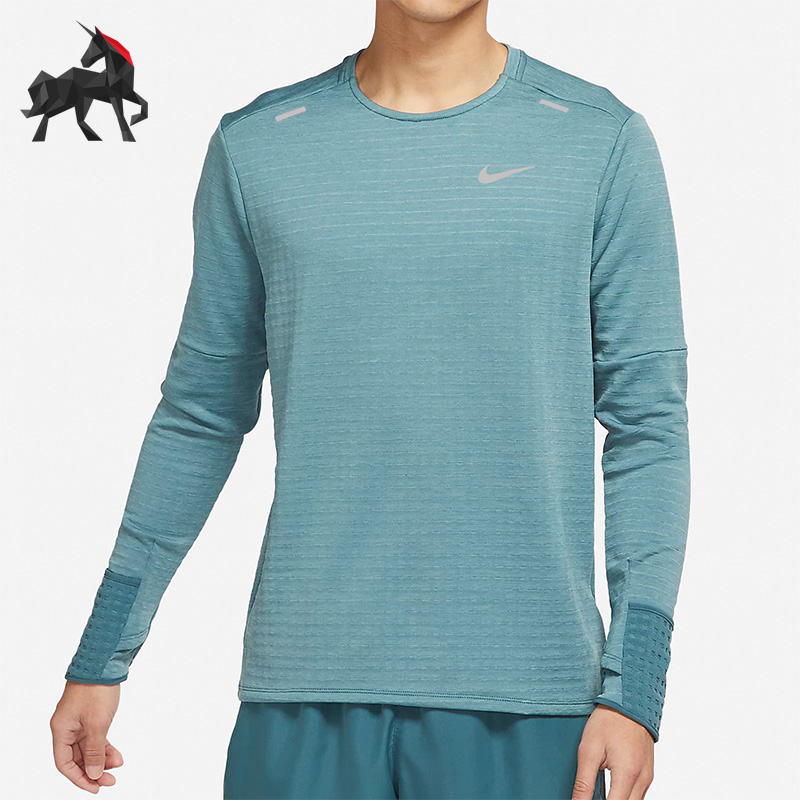 耐克男子加绒保暖跑步上衣