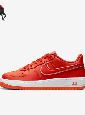 Nike/耐克正品AIR FORCE 1女子GS大童运动休闲板鞋DX5805-600