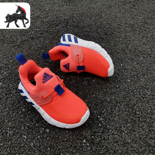 小童透气休闲舒适一脚蹬运动鞋 春季 FX2701 阿迪达斯正品 Adidas