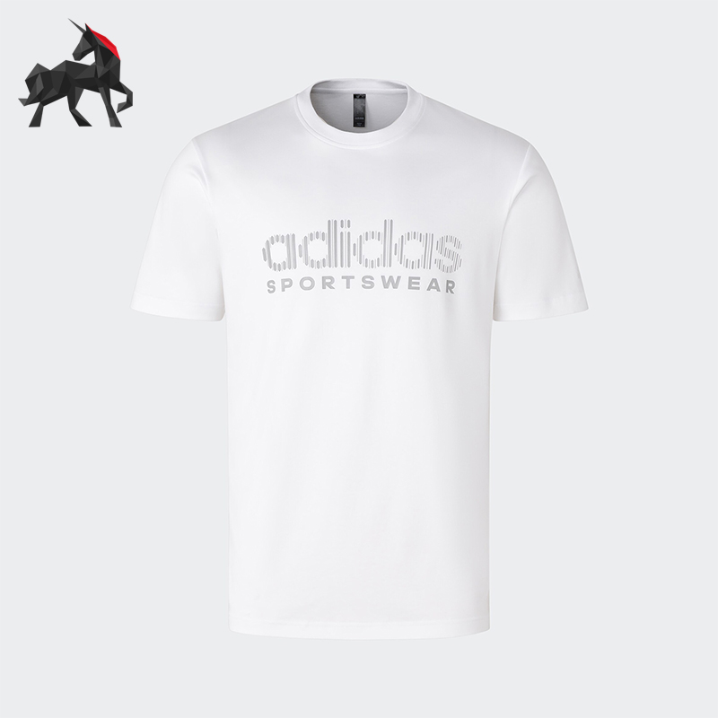 阿迪达斯男女运动休闲短袖