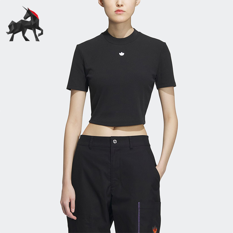 阿迪达斯女子运动短袖