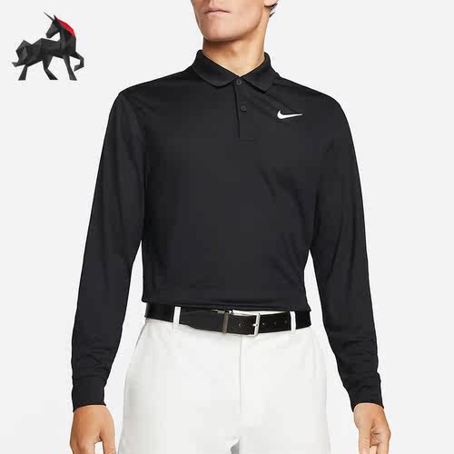 Nike/耐克男士翻领长袖POLO衫