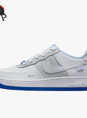 Nike/耐克正品Air Force 1女子GS大童运动低帮轻便板鞋FB1844-111
