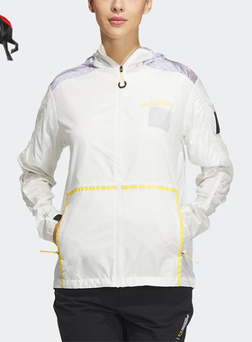 Adidas/阿迪达斯正品W NATGEO 女子防晒UPF50+运动夹克HY4692