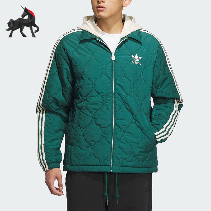 阿迪达斯正品男士棉服