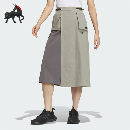 Adidas/阿迪达斯女士开叉半身裙