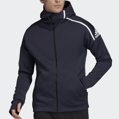 阿迪达斯男运动型格休闲夹克外套