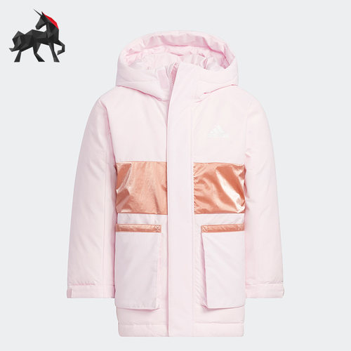 阿迪达斯小童运动羽绒服