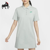 041 女士简约透气针织刺绣舒适休闲连衣裙HJ3949 Nike 耐克正品