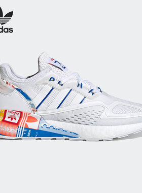 Adidas/阿迪达斯正品三叶草 ZX 2K BOOST 经典轻便运动鞋 GX2718