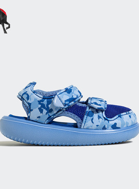 Adidas/阿迪达斯正品夏季COMFORT SANDALS小童运动休闲凉鞋HP6788