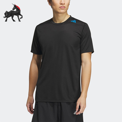 阿迪达斯正品男子健身短袖T恤
