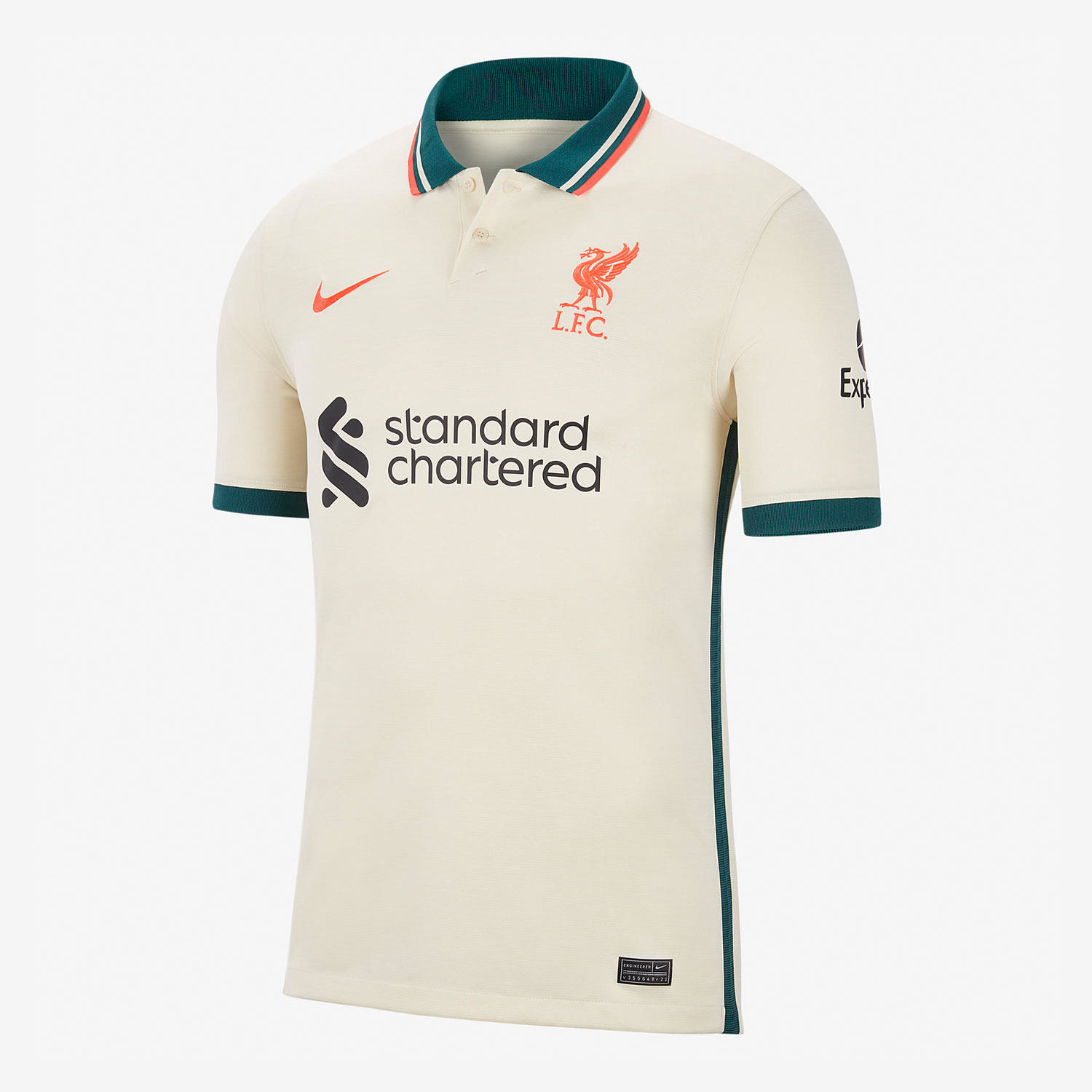 耐克利物浦客场男子足球POLO衫