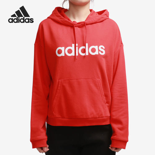 Adidas/阿迪达斯正品neo W CE LINEAR HDY女子运动连帽卫衣H09771