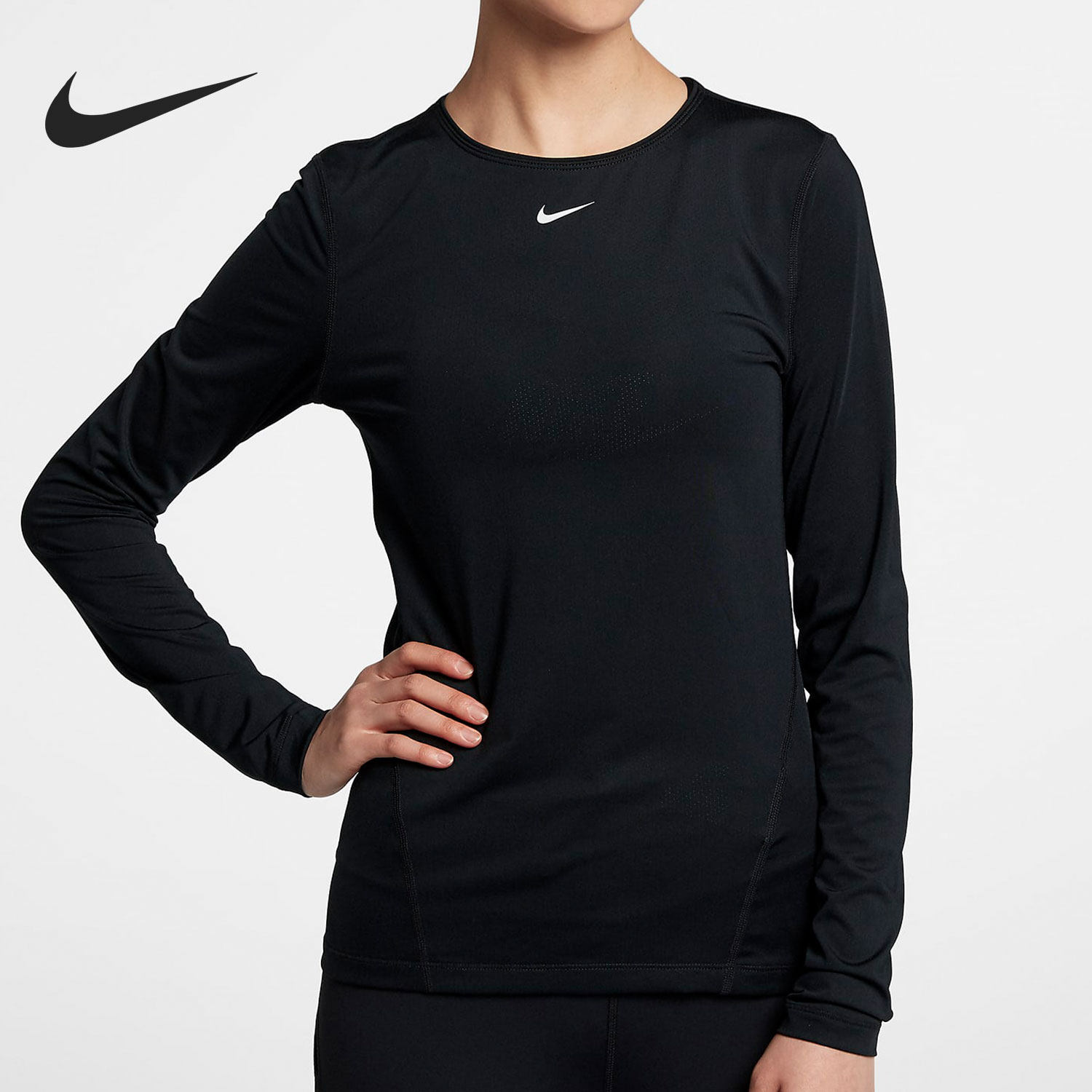 Nike/耐克正品冬季女子舒适休闲运动长袖T恤AO9950-010,女装/女士精品,T恤,淘宝优惠券,粉丝福利购,淘宝优惠卷