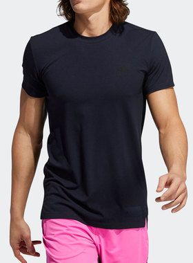 Adidas/阿迪达斯正品运动服休闲上衣跑步T恤短袖 H49990