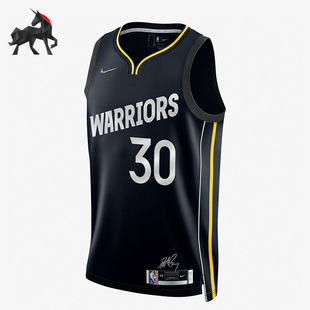 Nike/耐克正品金州勇士队男子运动休闲透气无袖球衣 DH8056-010