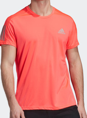 Adidas/阿迪达斯正品男子跑步圆领上衣运动短袖T恤FT1430