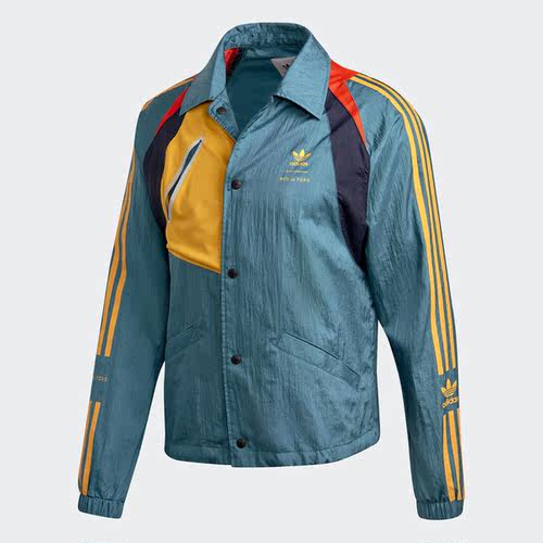 Adidas/阿迪达斯正品男子三叶草休闲运动夹克外套 FS3759