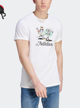Adidas/阿迪达斯正品三叶草F GRAPHIC TEE男子运动短袖IT8185