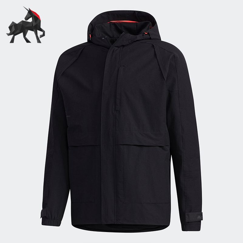 阿迪达斯男子运动型格夹克外套