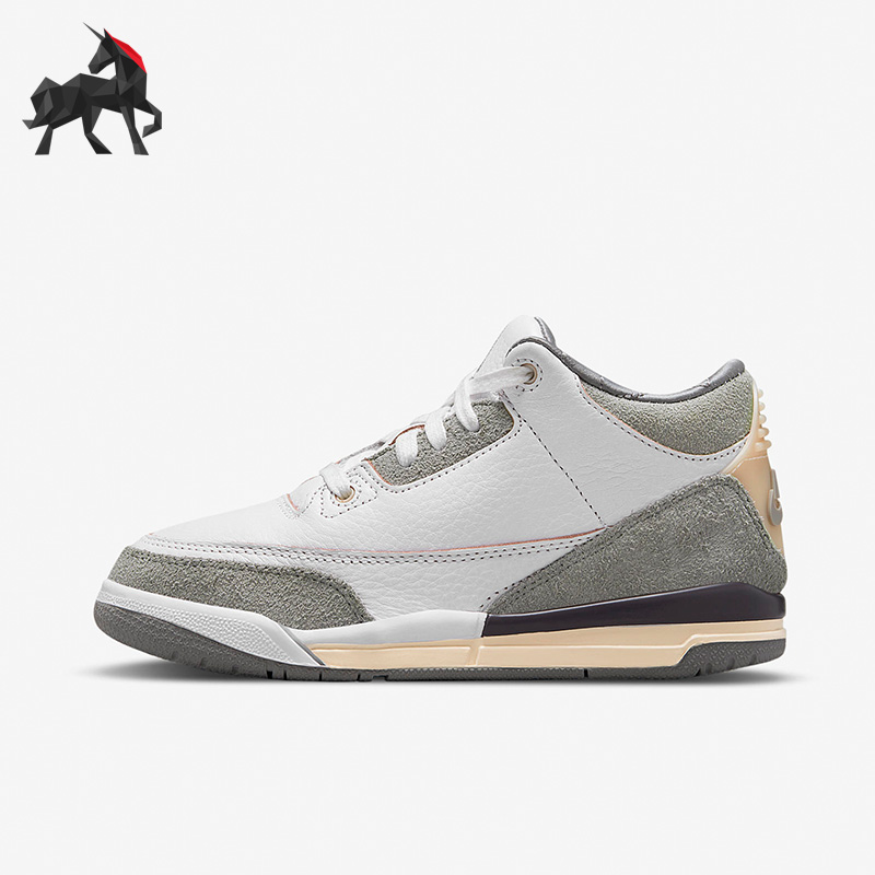 Nike/耐克正品Air Jordan AJ3儿童运动时尚休闲篮球鞋 DJ0718-110