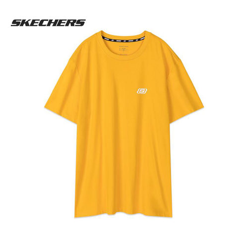 斯凯奇男子正品运动T恤清仓特价P221M018-002K L221M117-002Z