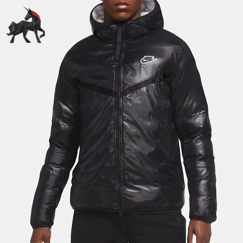 Nike/耐克正品冬季男子休闲保暖连帽运动棉服CZ1509-010