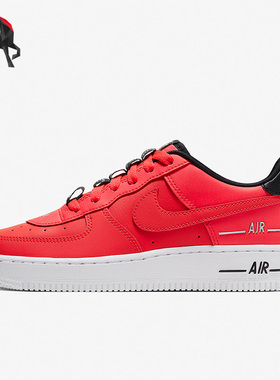Nike/耐克正品Air Force 1 AF1女子GS大童休闲板鞋CJ4092-600