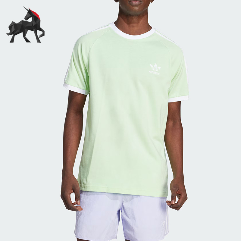 阿迪达斯男士经典运动短袖