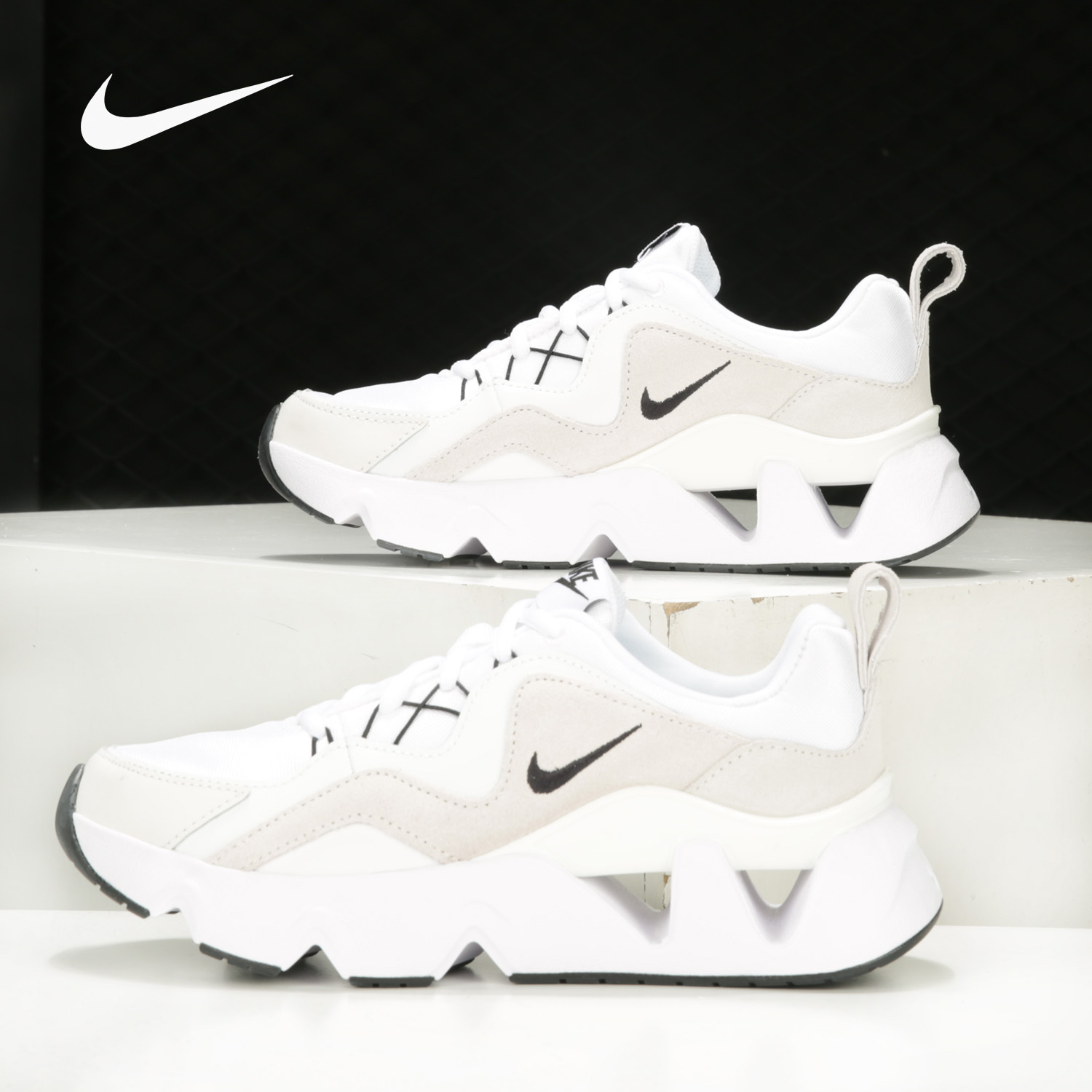 Nike/耐克正品 RYZ 365 女子几何状泡棉缓震运动鞋 BQ4153-100