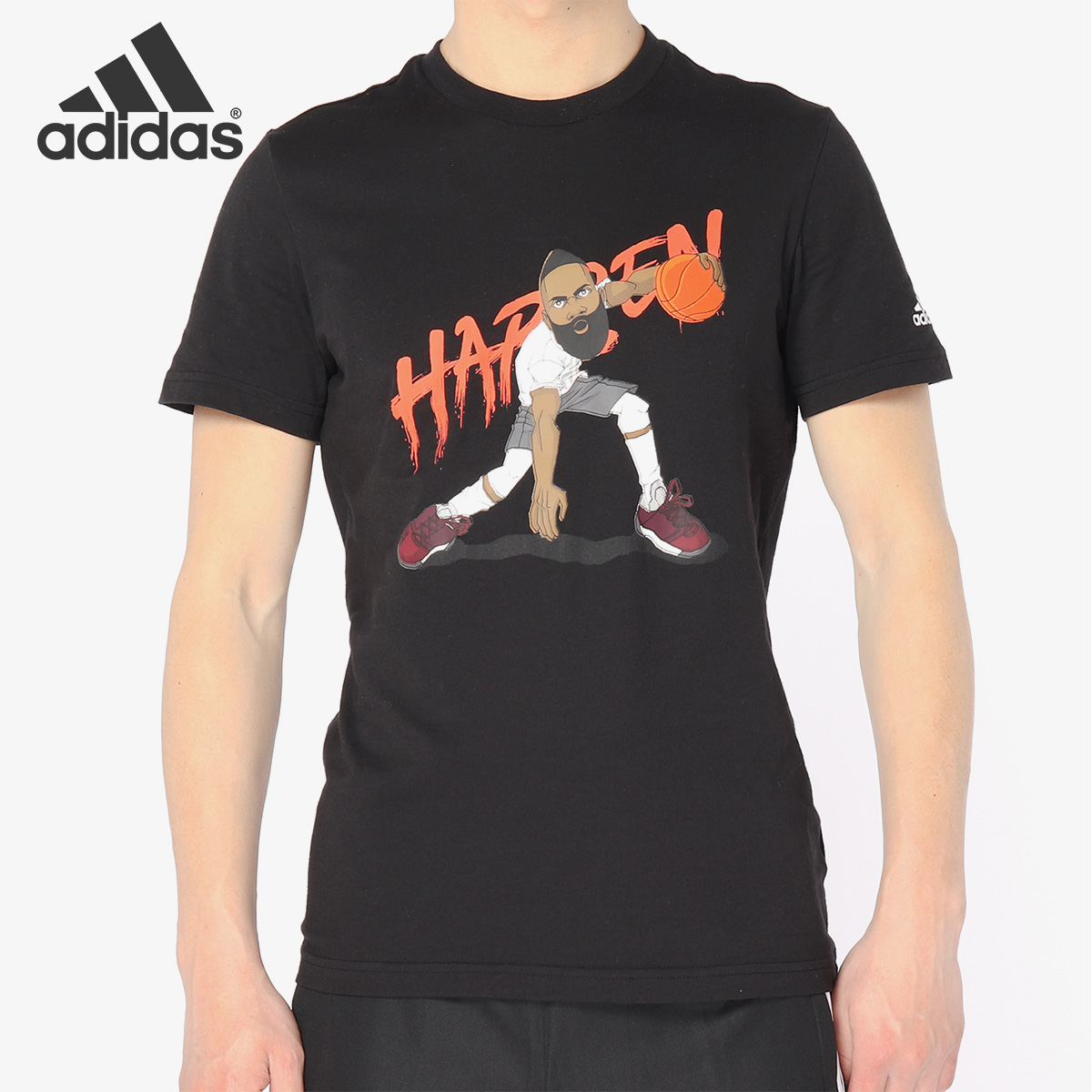 Adidas/阿迪达斯正品新款 HARDN GEEK UP 2 篮球男短袖CW9223