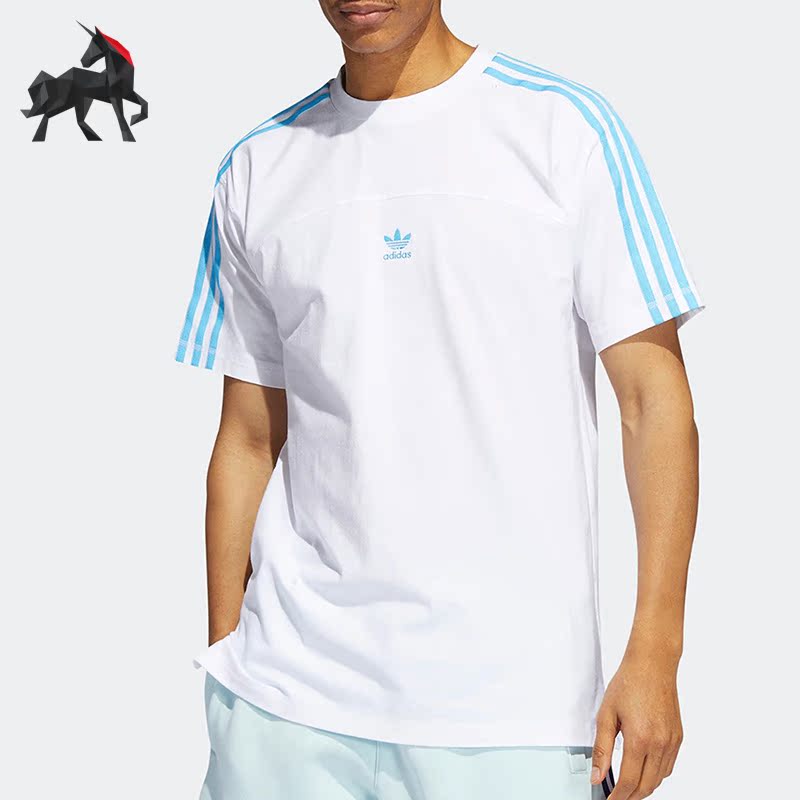 阿迪达斯三叶草男子运动休闲短袖