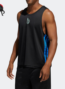 Adidas/阿迪达斯正品夏季斯利拉德男子运动无袖T恤背心HF1729