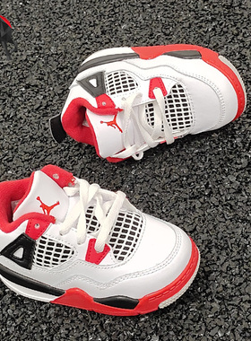 Nike/耐克正品 JORDAN 4 RETRO (TD) AJ4复刻婴童运动童鞋BQ7670