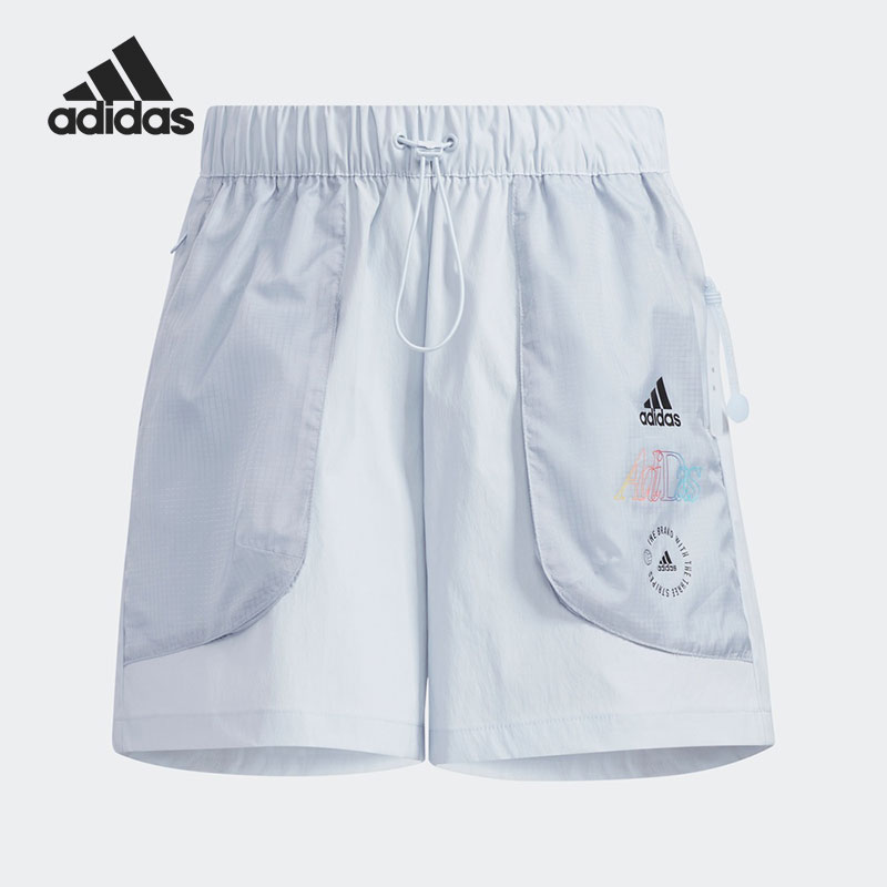 Adidas/阿迪达斯正品年夏季女子透气休闲运动短裤 HA3632-封面