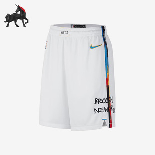 Nike/耐克正品DRI-FIT 男子布鲁克林篮网队短裤DO9649-100