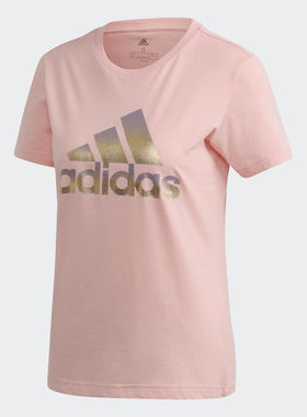 Adidas/阿迪达斯正品夏季女子休闲运动短袖T恤 FJ5013